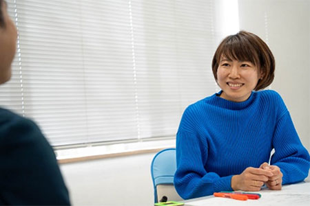 写真：ロールモデル（田中さん）