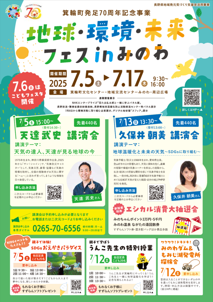 地球・環境・未来フェスinみのわ①