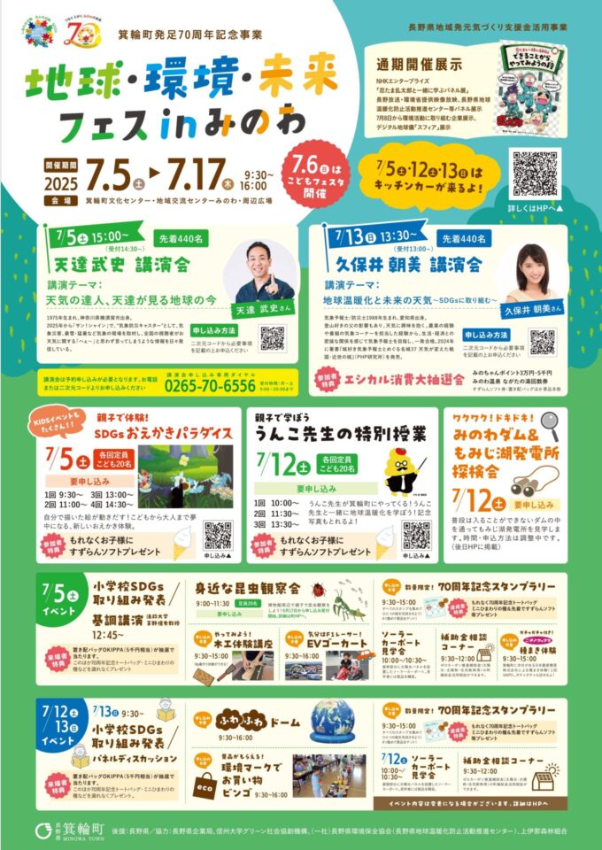 地球・環境・未来フェスinみのわ①