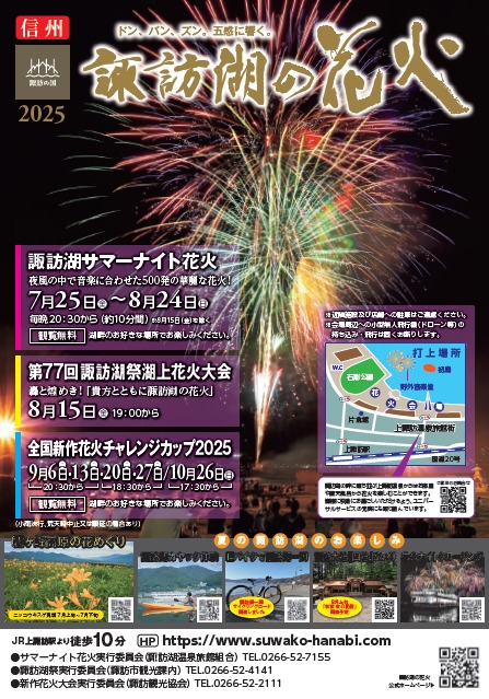 第77回 諏訪湖祭湖上花火大会